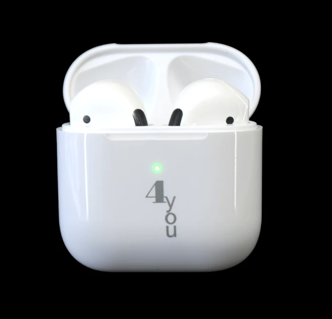 Bluetooth-гарнітура 4you Indus White Стильні ергономічні навушники Бездротові навушники для заняття спортом