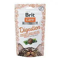 Ласощі для котів Brit Care Crunchy Cracker Digestion 50 г - тунець, фенхель і ламінарія Бріт