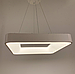 LED СВІТИЛЬНИК ПІДВІСНИЙ КВАДРАТ SOLVENT В БІЛОМУ КОРПУСІ 1903 SQ-480*480 P WT, фото 4