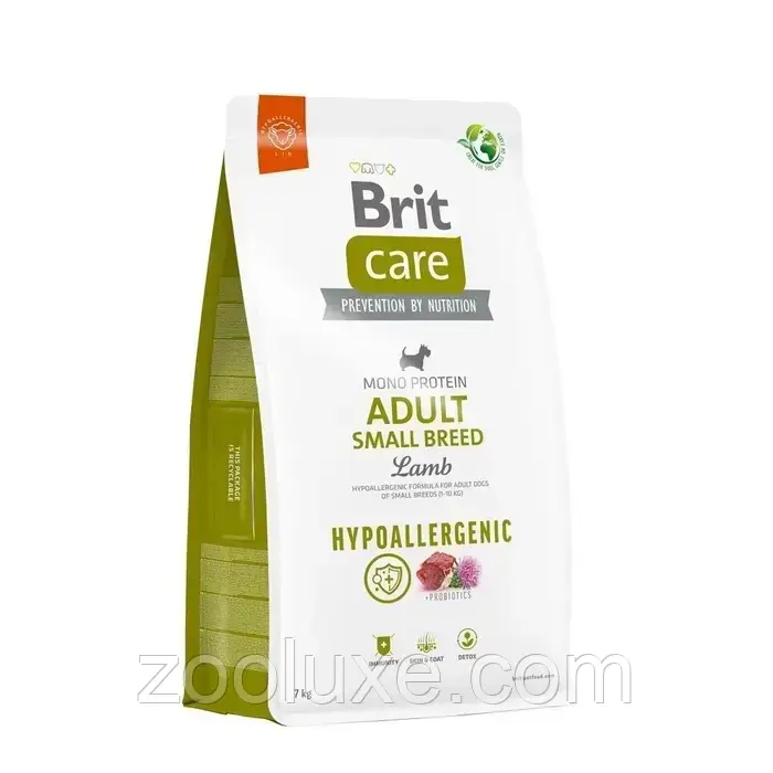Brit Care Hypoallergenic Adult Small Breed Lamb 1 кг сухий корм для собак Бріт Гіпоалерджник