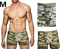 Мужские трусы-боксерки пиксель 48р (M), Трусы армейские ВСУ пиксель, нижнее белье тактическое 100% cotton
