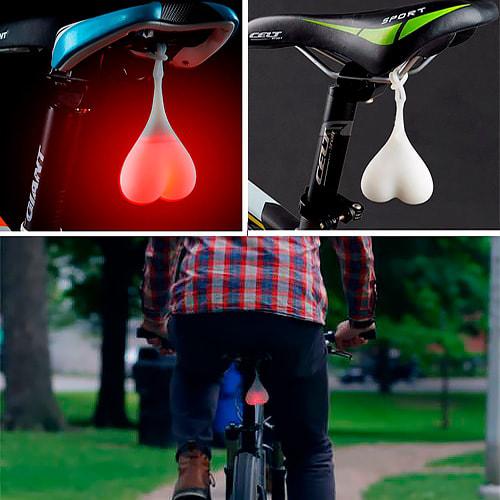Габаритний велосипедний ліхтар задній Bike Balls Відбивачі для велосипеда у формі яєць, Габаритні вогні ВАУ