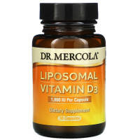 Вітамінно-мінеральний комплекс Dr. Mercola Вітамін D3 ліпосомальний, 1000 МО, Liposomal Vitamin D3, 30