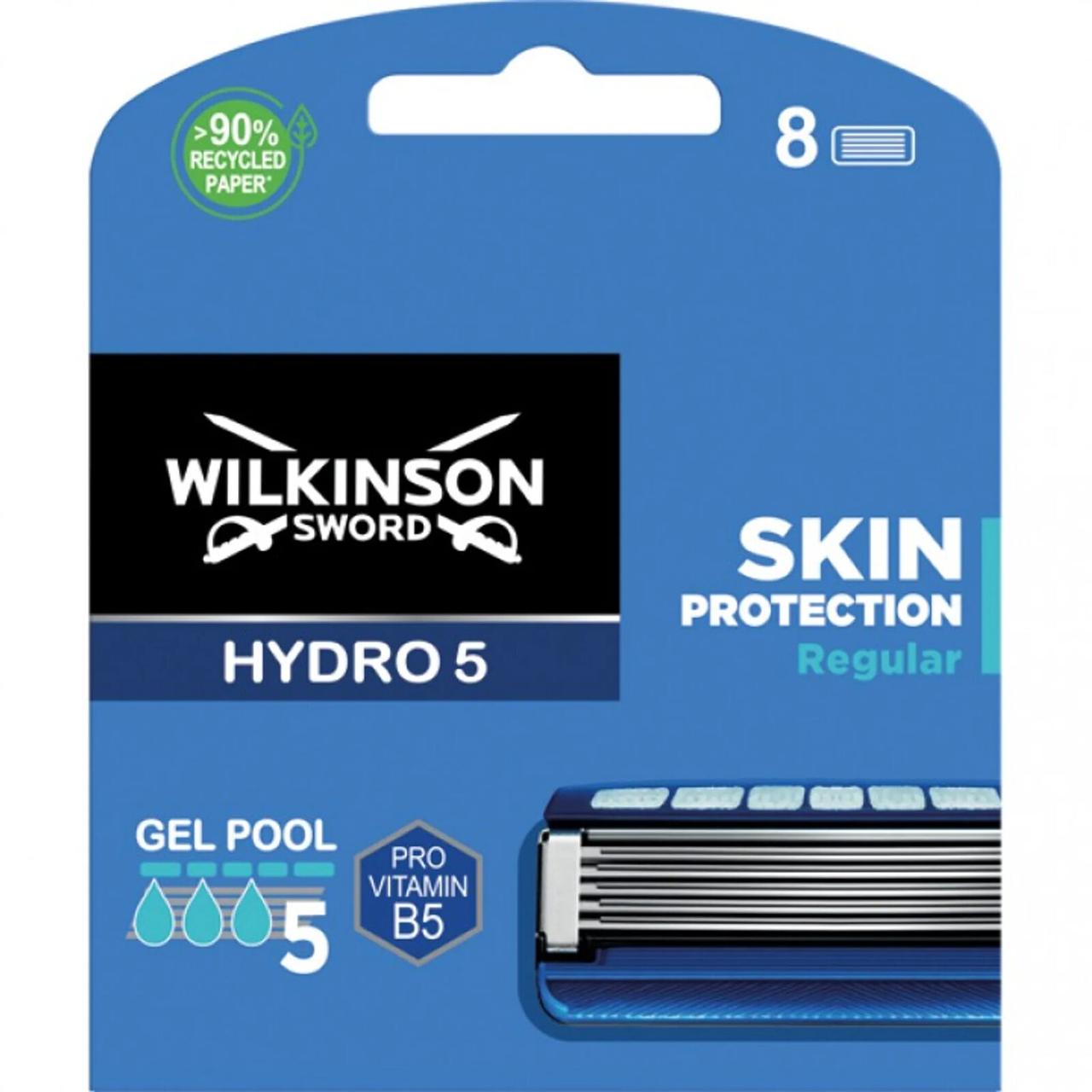 Змінні касети для гоління Wilkinson Sword Hydro 5 Skin Protection Regular (8 шт.) 02539, фото 1