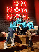 Світшоти з вашим Логотипом Vsetex Slim Кольорові брендування на серці та спині (10см + 25см), фото 4