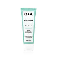 Очищающий гель для лица с мятой Q+A Peppermint Daily Cleanser 125 мл