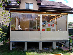 Прозорі м'які вікна Achilles (оригінал). Морозостійкі штори для альтанки з гарантією