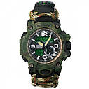 Чоловічий наручний годинник Hemsut Military з компасом (Камуфляж), фото 2