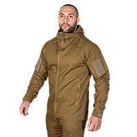 Легкая тактическая куртка Camotec Stalker 3.0 Twill Coyote, военная куртка демисезонная, мужская куртка койот