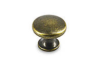 Мебельная ручка-кнопка Kerron состаренная бронза (RK-005 OAB)
