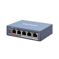 Управляемый 5-портовый PoE коммутатор Hikvision DS-3E1105P-EI с 4 портами PoE