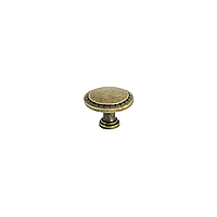 Мебельная ручка-кнопка Kerron состаренная бронза (RK-086 OAB)