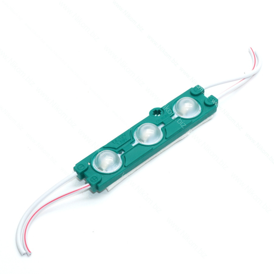 # 94/4 MTK-5730-3Led-G-1,5W Светодиодный модуль (smd5730 3шт, 66 мм) - фото 1 - id-p1074230765