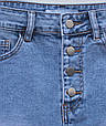 Модна джинсова спідниця олівець середньої довжини 63 см Lady N, фото 4