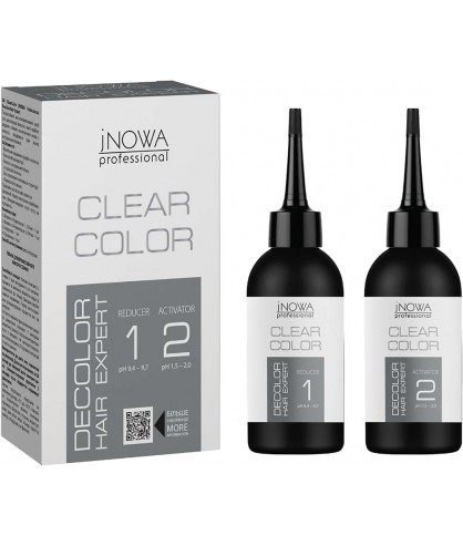 JNOWA Professional Засіб для видалення фарби з волосся Clear Color Decolor 2*150ml, фото 1