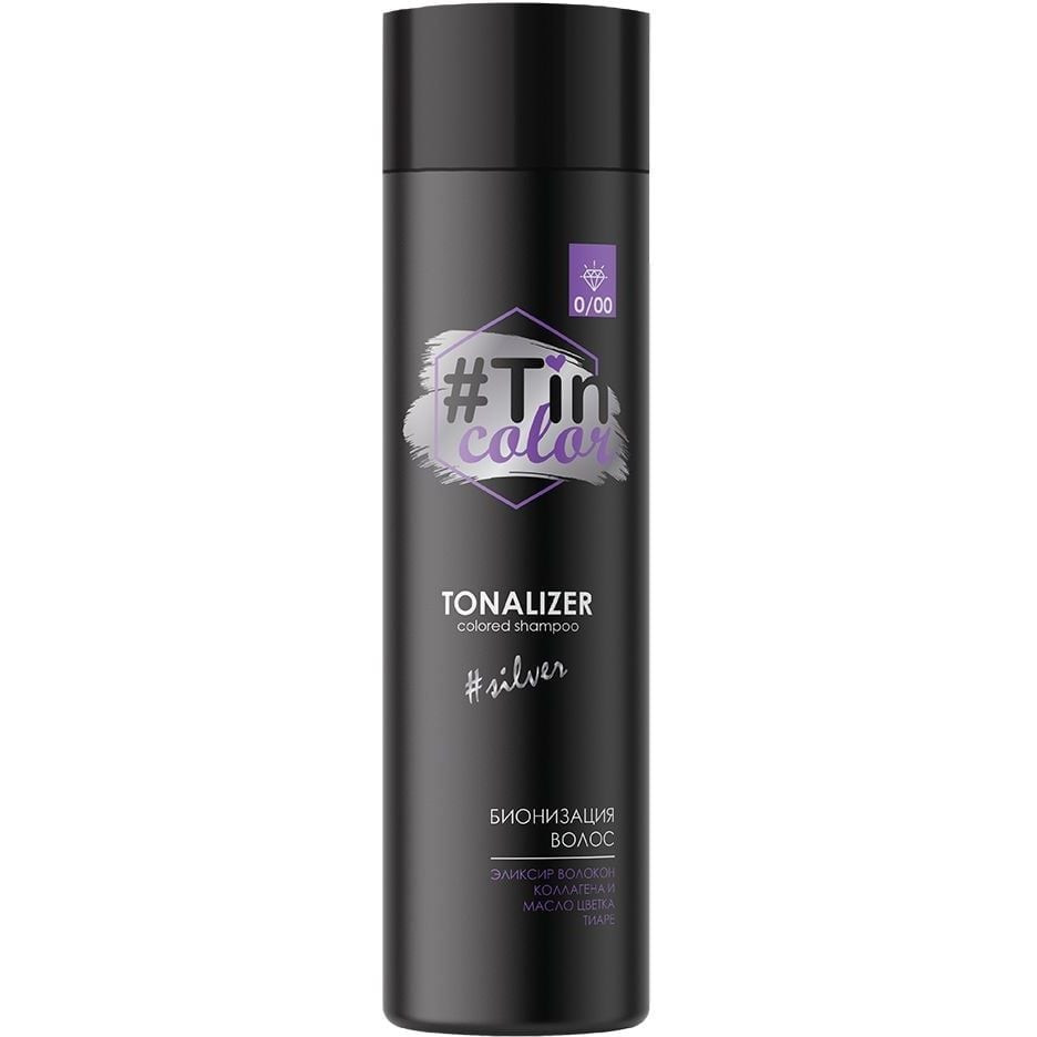 TIN COLOR Тонаайзер для волосся 0/00 Срібне сяйво 250 мл, фото 1