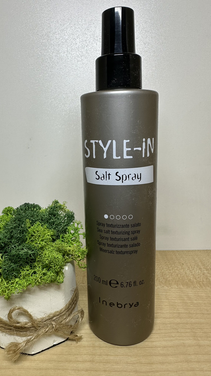 Tекстуруючий спрей для волосся з морською сіллю легкої фіксації Inebrya Salt Spray 200 мл