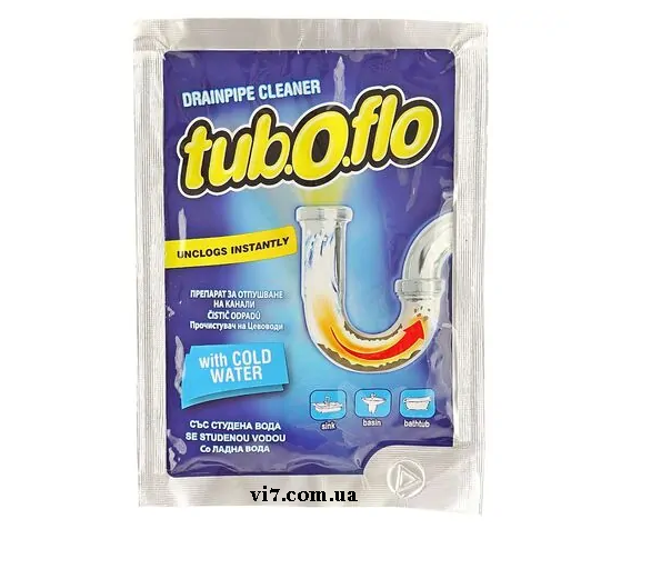 Засіб для чищення труб tub.O.flo для холодної води 60 г