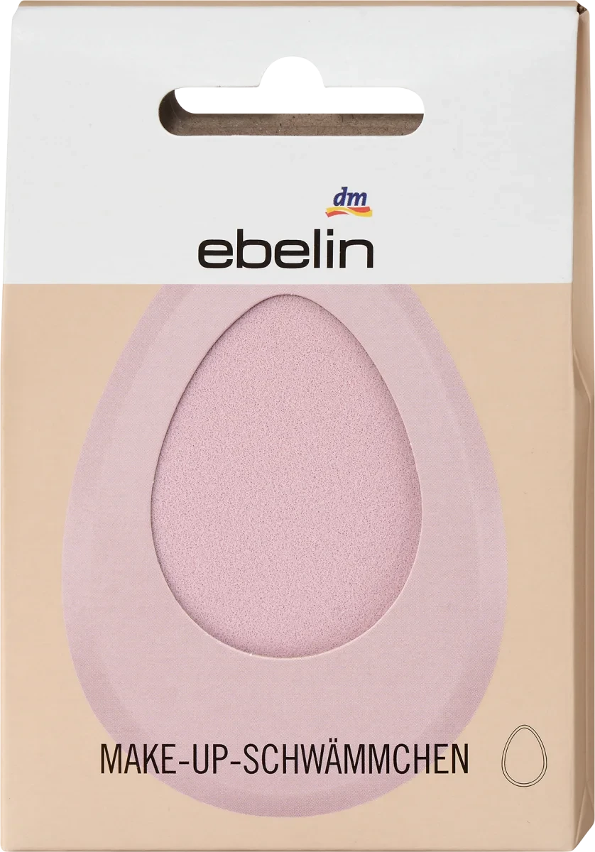 Спонж для нанесення макіяжу ebelin Schwämmchen Oval, 1 шт.