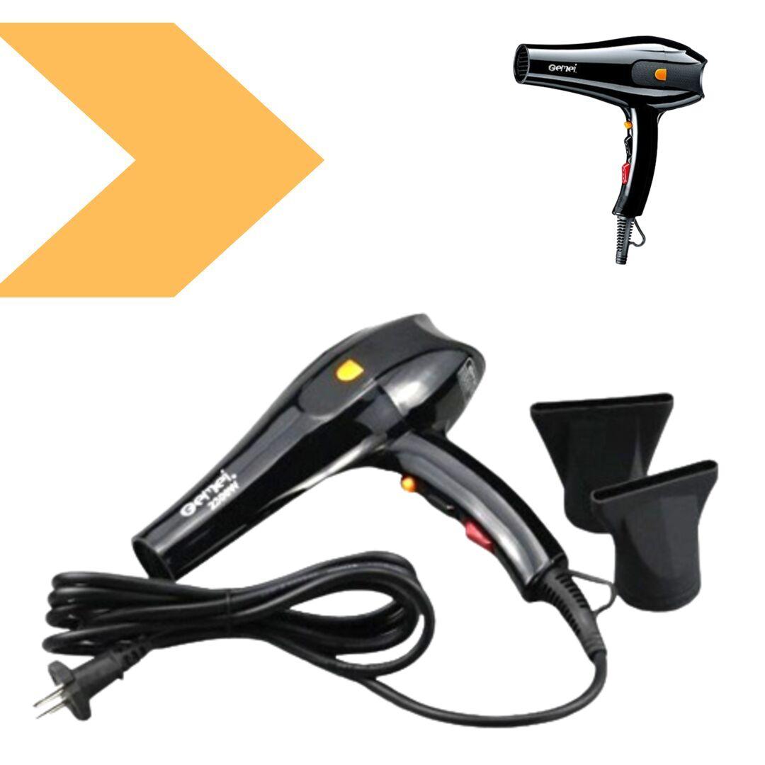 Фен для волос Gemei GM-1752 чорний (43637-GM-1752_375), фото 1