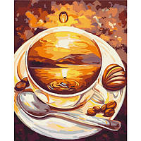 Картина по номерам "Восход солнца в чашке" BS51868L