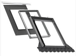 Комір VELUX EDW 2000 + BDX для профільованого покрівельного матеріалу