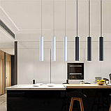 Lywins 110V 12w 3000k Діаметр 5CM L40CM Трубка LED COB Сучасні підвісні світильники Точковий світильник, фото 7