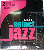 Трости для альт-саксофона D'ADDARIO Select Jazz - Alto Sax Unfiled 2M (1шт)