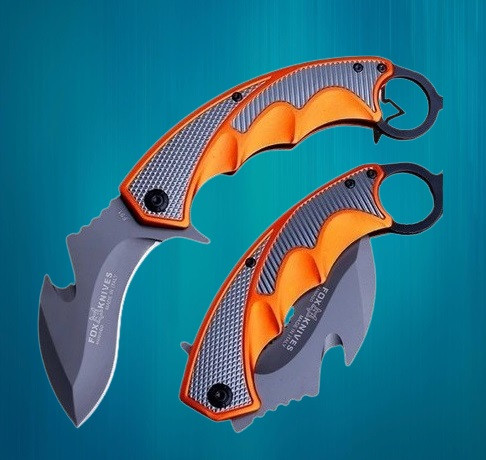 Ніж керамбіт складаний F91 (довжина 198 мм, алюмінієвий сплав), фото 1