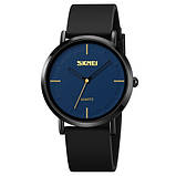 Жіночий наручний годинник Skmei 2050 Black-Blue, фото 4