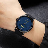 Жіночий наручний годинник Skmei 2050 Black-Blue, фото 5