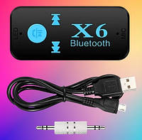 Адаптер AUX BT-X6 mini Bluetooth 4.1 приемник