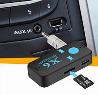 Адаптер AUX BT-X6 mini Bluetooth 4.1 приймач, фото 2