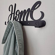 Металева вішалка Home S (чорна), фото 6