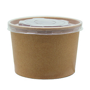 Супник (крафтовий) 20OZ (610мол) 118 мм, 50шт/уп. без Кришки, фото 3