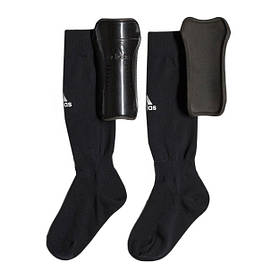 Дитячі футбольні щитки+гетри Adidas Sock Guard Junior (чорний) AH7764 Розмір EU: S