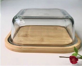 Підставка для десертів з кришкою "Бамбук" 1,2 л, 15х19х7,5 см