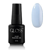 Однофазний гель з пензлем Builder Gel GLOSS Powder Blue, 18 мл