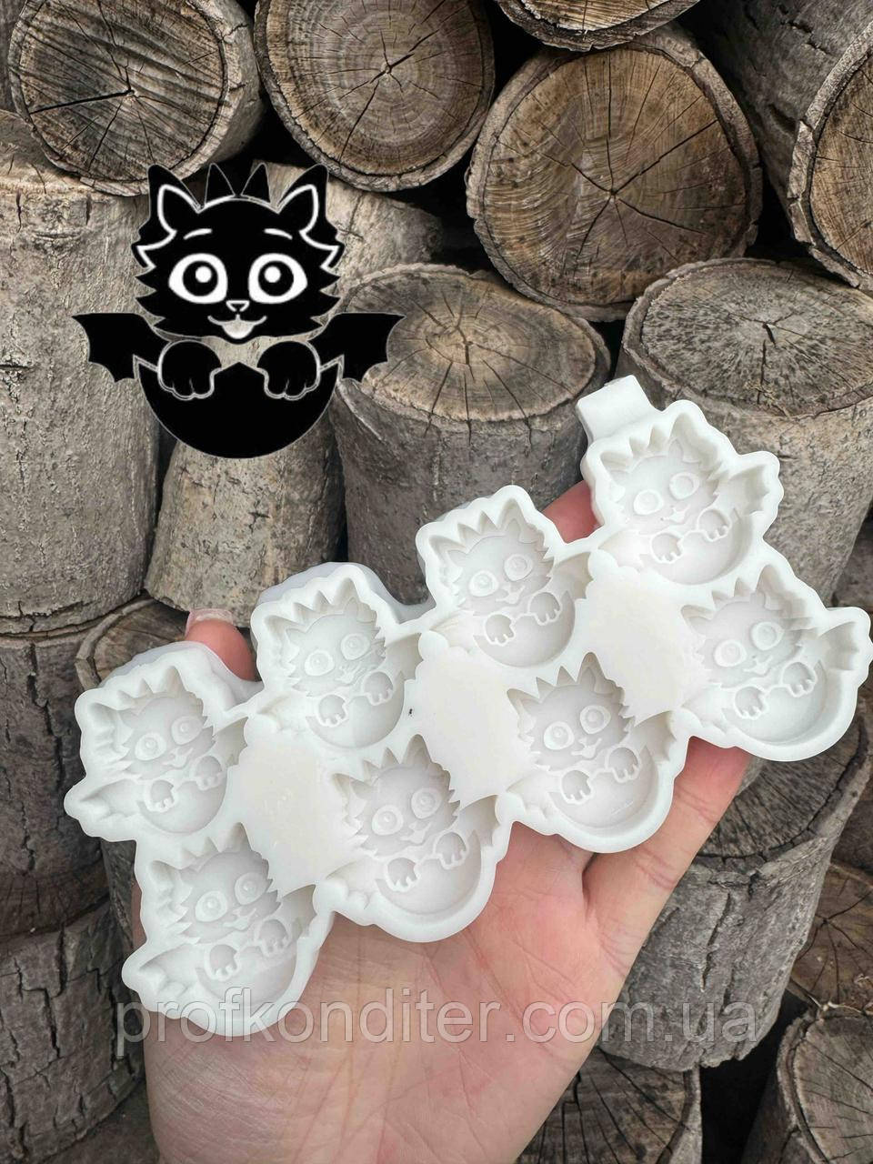 Ексклюзив! Силіконовий молд для шоколаду та ін "Дракончики", фото 1