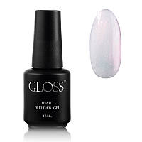 Однофазний гель з пензлем Builder Gel GLOSS Pink Silver, 18 мл