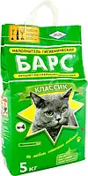 Бентонитовый наполнитель для кошачьего туалета Барс №4 стандарт (1,2 - 2,5 мм), 5 кг