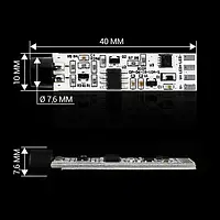 Оптический датчик DP-06-IR-10A-S IR ON\OFF торцевой 10А DC12V