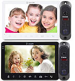 Комплект електромеханичного замка з відеодомофоном та кодовою панелью на калітку., фото 3