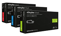 Перчатки нитриловые Nitrylex Black размер L, 100шт.