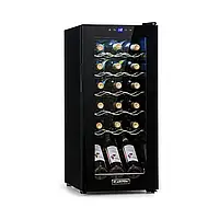 Винний холодильник  Klarstein Shiraz 18 Uno, 43 дБ, 50 л, 18 пляшок