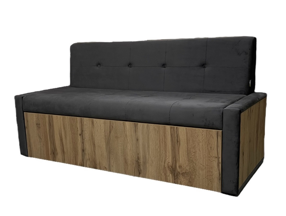 Диван кухонний м'який на кухню Титан з висувним ящиком стильний ...