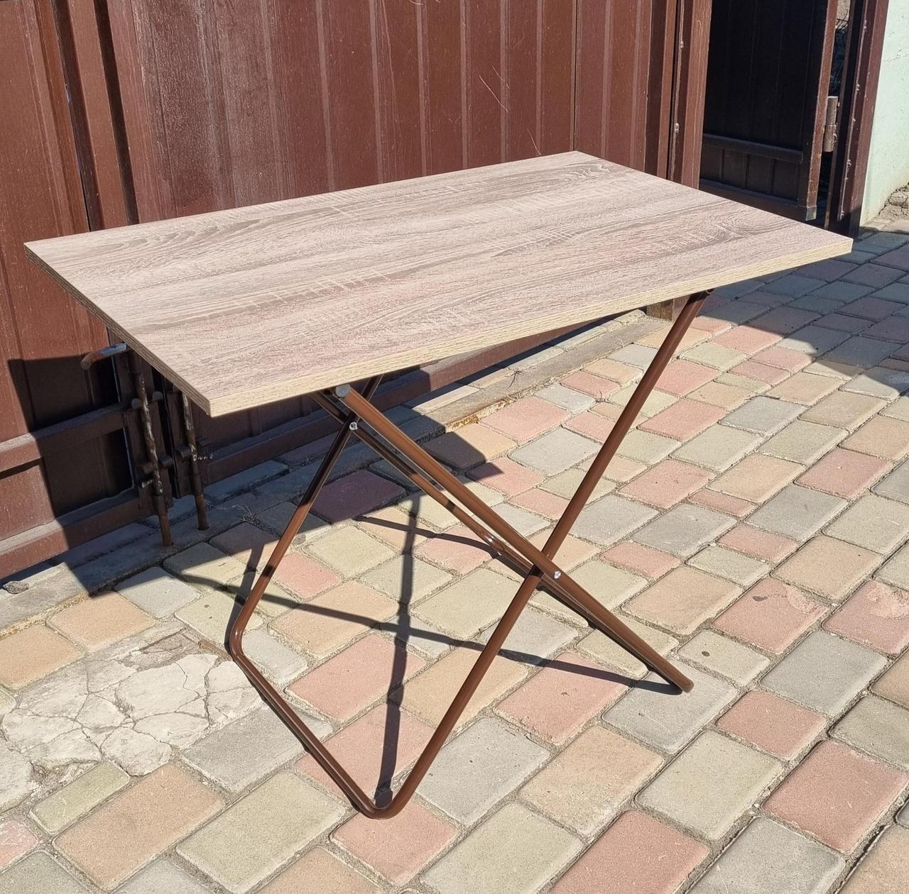 Стіл для пікніка та вилазки складаний 80х50 см, фото 1