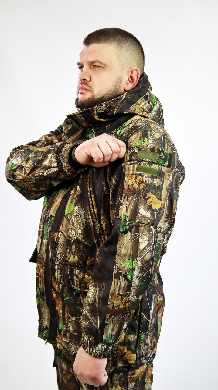 Куртка камуфляж для охоты и рыбалки демисезонная "Сармат" дубовый лес - фото 3 - id-p1783800238