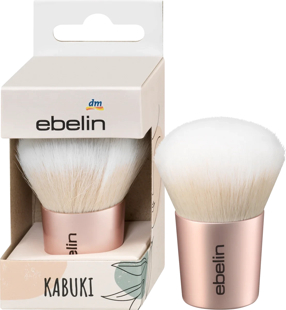 Пензель для макіяжу ebelin Make-up Kabukipinsel Pastell, 1 шт.