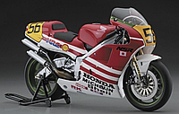 Сборная модель мотоцикла Hasegawa SP338 Baribari Legend Honda NSR500 Gun Koma "Gun Boy" 1/12